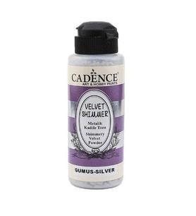 VELVET SHIMMER METALİK KADİFE TOZU VS-01 GÜMÜŞ 120ML