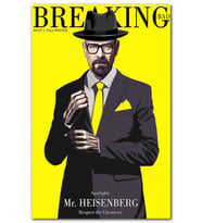 CakatabloMr Heisenberg Hreaking Bad Görseli MDF Tablo