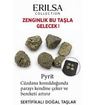 Sertifikalı Tamburlanmış Cüzdan Boy Pirit Taşı Kütle - El Taşı - Zihinsel Güç Maddi Enerji Koruması (Çok Renkli)