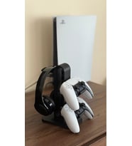 Konsol Controller ve Kulaklık Standı-Gamepad Standı-PS5 Controller Standı (Siyah)