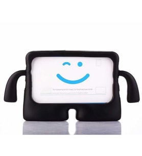 İPAD MİNİ 1 - 2 - 3 - 4 SİLİKON ÇOCUK FİGÜRLÜ iBUY TABLET KILIFI (Siyah)