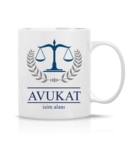 Kişiye özel Avukat İçin Hediye Çay Kahve Kupa Bardak-Hukukçu Hediyeleri-051