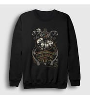 Presmono Unisex Siyah Grapevine Creedence Clearwater Revival Sweatshirt 490303tt