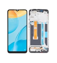 Oppo A15 ile Uyumlu Lcd Ekran Dokunmatik Çıtalı Cph2185 (Siyah)