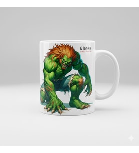 Street Fighter Blanka Özel Tasarımlı Hediyelik Kupa Bardak