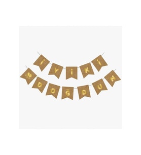Gold Iyi Ki Doğdun Yaldızlı Banner