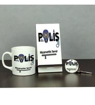 Polise Hediye Üçlü Set (Kupa + Telefon Standı + Anahtarlık) 001