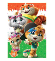CAT 709 44 Kedi Puzzle 50 Parça - Ks Puzzle