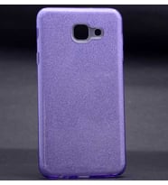 Samsung Galaxy J7 Max Kılıf Simli Parlak Shining Kapak (Mor)