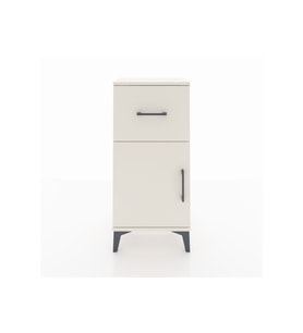 Arges Komodin Tek Raflı Tek Çekmeceli Tek Kapaklı 44x30x96 Aytaşı-Aytaşı
