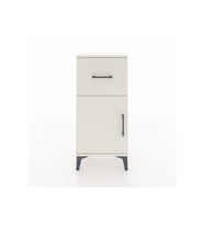 Arges Komodin Tek Raflı Tek Çekmeceli Tek Kapaklı 44x30x96 Aytaşı-Aytaşı