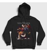 Presmono Unisex Siyah Entombment Of 2pac Tupac Shakur Kapüşonlu Sweatshirt 441811tt
