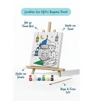 Ramazan Eğitici Boyama Seti Kur’an Okuyan Çocuk (Şövaleli)