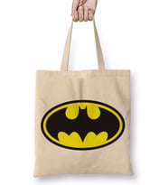 Batman Logo Bez Çanta Uzun Saplı