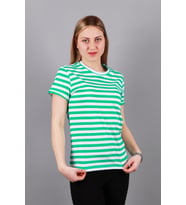 Kadın Bisiklet Yaka T-shirt Tşört