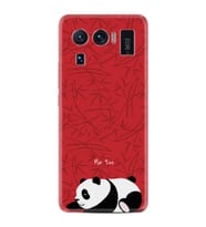 Xiaomi Mi 11 Ultra Kılıf Resimli Desenli Silikon Platinium Series Sleeping Panda 1810