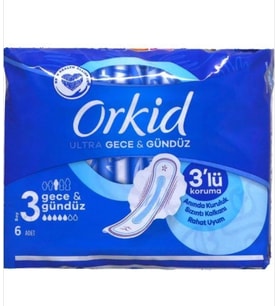 Orkid Ultra Gece & Gündüz Tekli Paket 6'lı No: 3 4015400041504