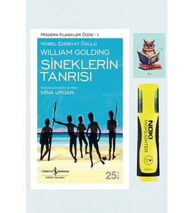 Sineklerin Tanrısı 9789754582901 - William Golding - Sarı Fosforlu Kalem - Not Defterli Seti (Renksiz)