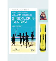 Sineklerin Tanrısı 9789754582901 - William Golding - Sarı Fosforlu Kalem - Not Defterli Seti (Renksiz)