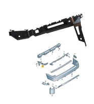 Vw T7 Sol Arka Tampon Braketi 2015 Sonrası 7E0807393B
