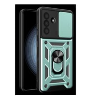 Samsung Galaxy A27 5g Pars Lens Yüzüklü Silikon - Yeşil
