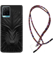 Vivo Y11S Y21S Y20 Y20S Y70 Kılıf Boyun Asklı Rasta Silikon Black Fox 1325