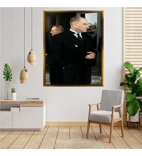 ÇERÇEVELİ ATATÜRK TABLO S609