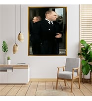 ÇERÇEVELİ ATATÜRK TABLO S609