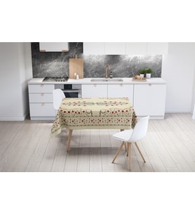 Adawall Home Red Tulip Masa Örtüsü 160x220CM