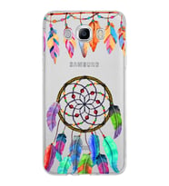 PrintiFy Samsung Galaxy J7 2016 ile Uyumlu 1mm Slim Fit Nazar Boncuğu 6 Baskılı Şeffaf  Kılıf
