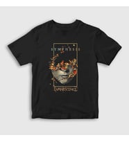 Presmono Unisex Çocuk Siyah Butterfly Evanescence T-Shirt 377108tt