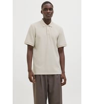 Jack & Jones Jjeaustin Erkek Polo Yaka Tişört (Beyaz)