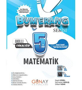 Günay Yayınları 5. Sınıf Matematik Bumerang Etkinlikli Defter 