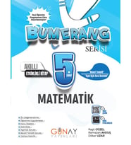 Günay Yayınları 5. Sınıf Matematik Bumerang Etkinlikli Defter 