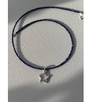 925 ayar gümüş lapis lazuli kolye