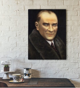 BK Home Atatürk Tasarımlı Kanvas Tablo-6