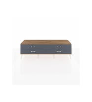 Hyperion TV Ünitesi 4 Çekmeceli  176x44x51 Aytaşı-Çam/Antrasit