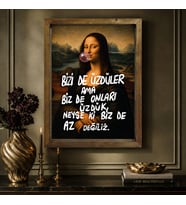 BK Gift Vintage Klasik Sanat Esprili Sözlü Masif Ahşap Çerçeveli Dekoratif Tablo - 15