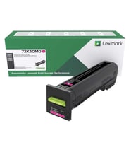 Tonersepeti Lexmark 72K5XM0 Ekstra Yüksek Kapasiteli Kırmızı Orjinal Toner