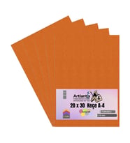 Turuncu Keçe A4 2 mm 20x30 cm 5 li 1 Paket Okul Kreş Etkinlik