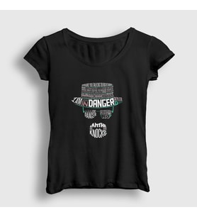 Presmono Kadın Siyah Wordart Breaking Bad T-Shirt 185741tt