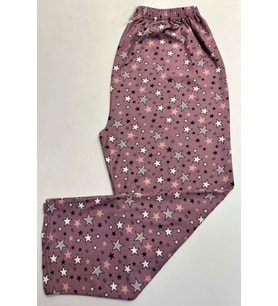 Mikro Süet Kadın Pijama Altı Tek Alt S1 (Mor)