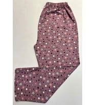 Mikro Süet Kadın Pijama Altı Tek Alt S1 (Mor)