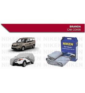 Fiat Doblo 2 (araca özel üretim) Oto Branda Araç Örtüsü 2010-2015 arası modeller Niken (Gri)