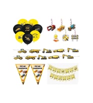 Çıtıpıtıstore Iş Makinaları Inşaat Temalı Süsleme Seti
