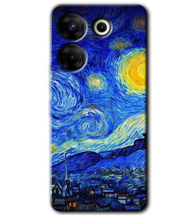 Tecno Camon 20 Pro 5G Kılıf HD Desen Baskılı Kılıf - Starry Night