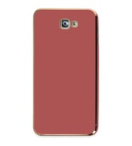 Newface Samsung Galaxy J7 Prime Kılıf Volet Silikon - Kırmızı