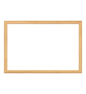 Ahşap Çerçeve Yazı Tahtası 30X45