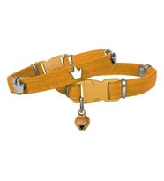 Markapet Kadife Kedi Boyun Tasması King 20-32 cm Sarı