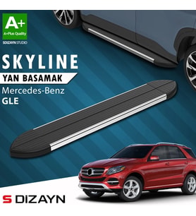 S-Dizayn Mercedes GLE W166 Skyline Krom Yan Basamak 193 Cm 2012-2019 A+ Kalite
